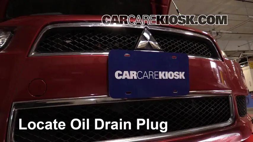 2012 Mitsubishi Lancer SE 2.4L 4 Cyl. Oil Change Oil and Oil Filter